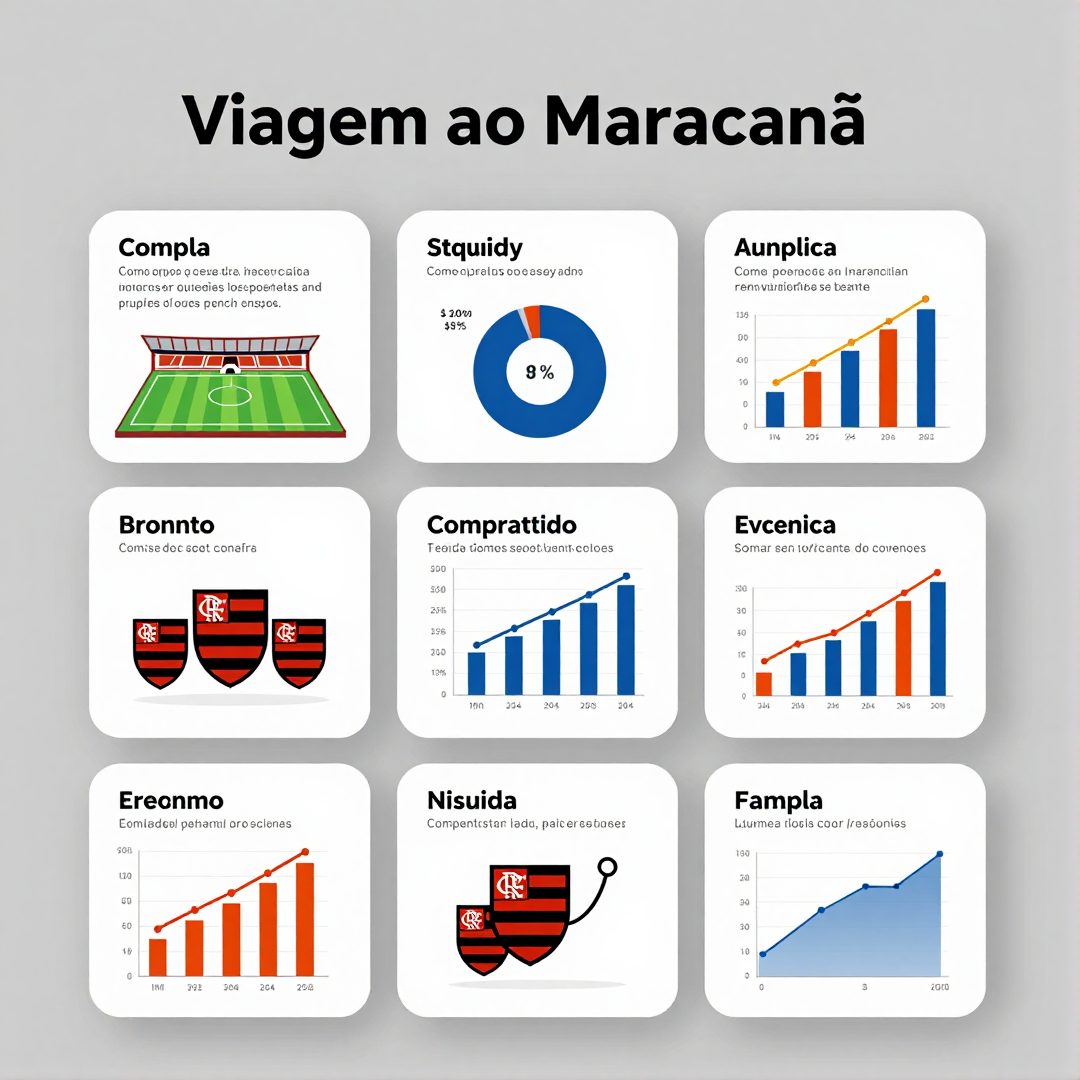 Infográfico - Viagem ao Maracanã: Como aproveitar a partida do Flamengo e explorar o Rio de Janeiro