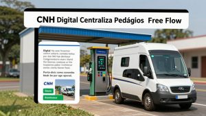 CNH digital centraliza pedágios free flow: como economizar na próxima viagem rodoviária