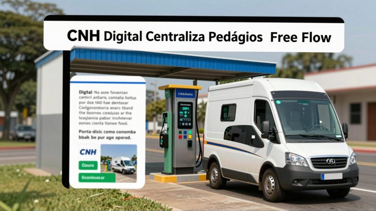 CNH digital centraliza pedágios free flow: como economizar na próxima viagem rodoviária