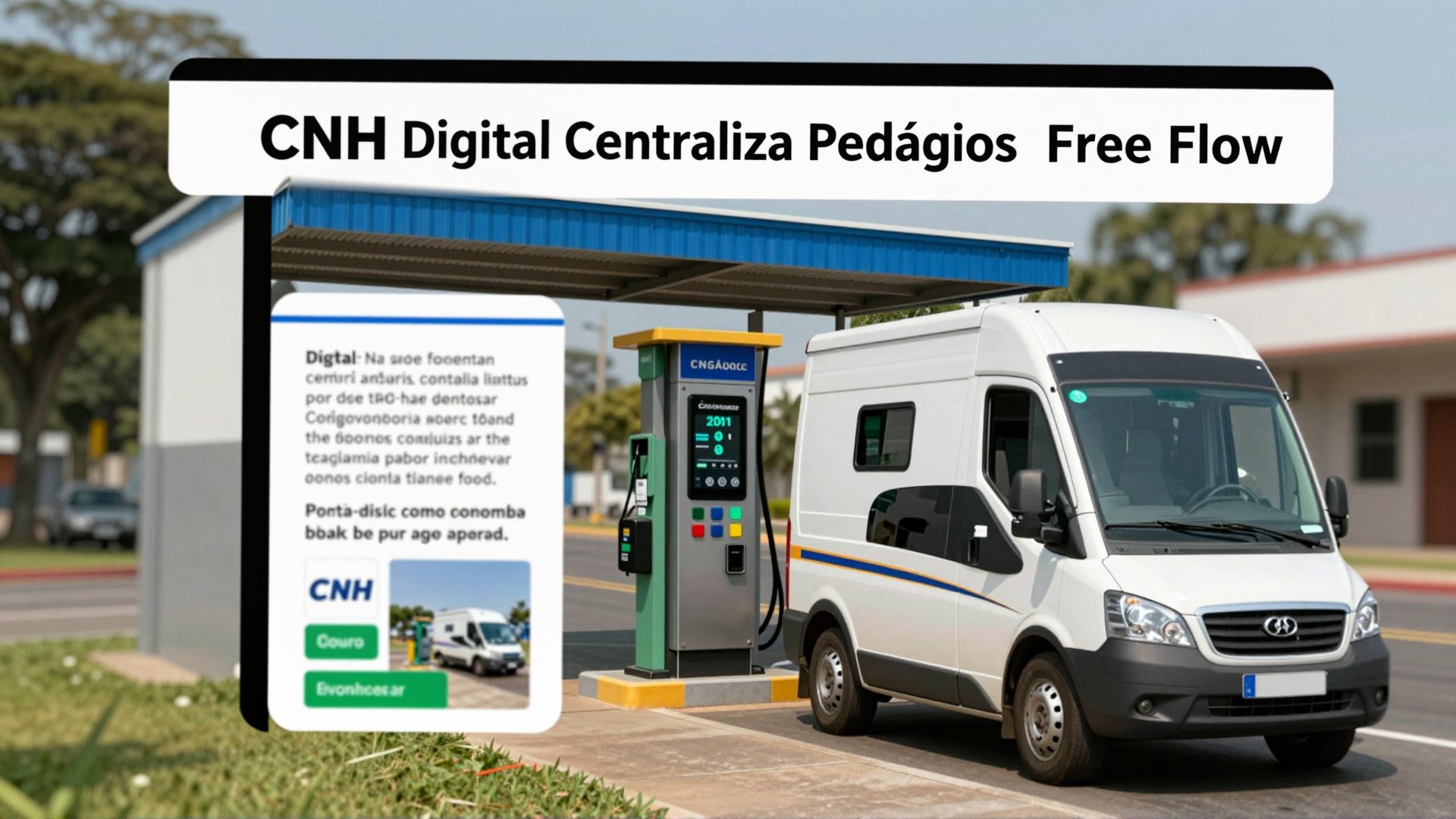 CNH digital centraliza pedágios free flow: como economizar na próxima viagem rodoviária