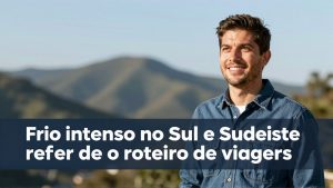 Frio intenso no Sul e Sudeste redefine o roteiro de viagens nacionais neste fim de semana