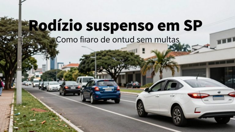 Rodízio suspenso em SP: como circular de carro sem multas nesta semana