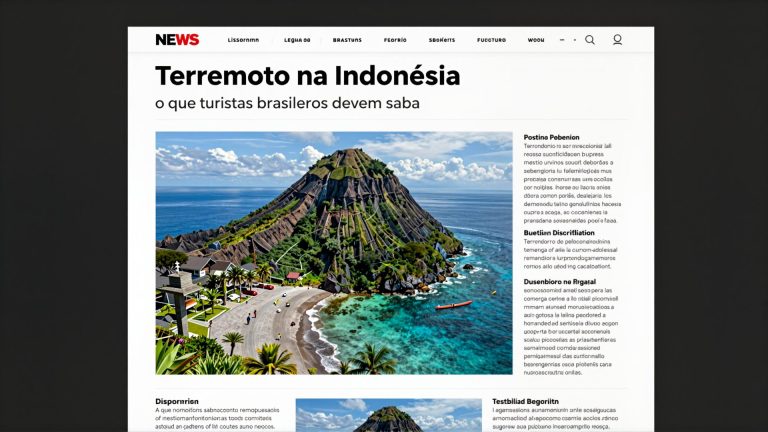 Terremoto na Indonésia: o que turistas brasileiros devem saber antes de viajar para Bali