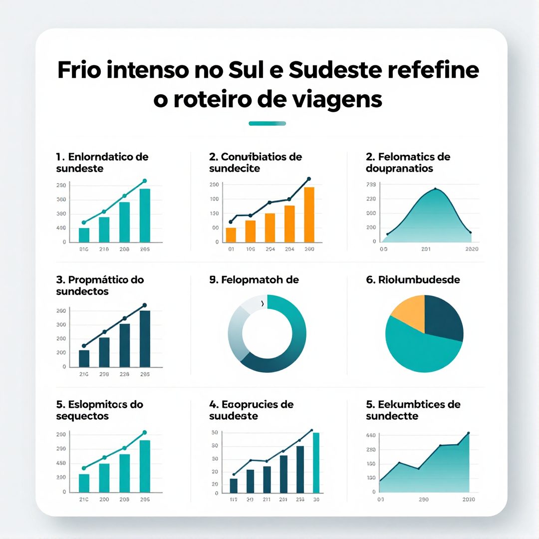 Infográfico - Frio intenso no Sul e Sudeste redefine o roteiro de viagens nacionais neste fim de semana