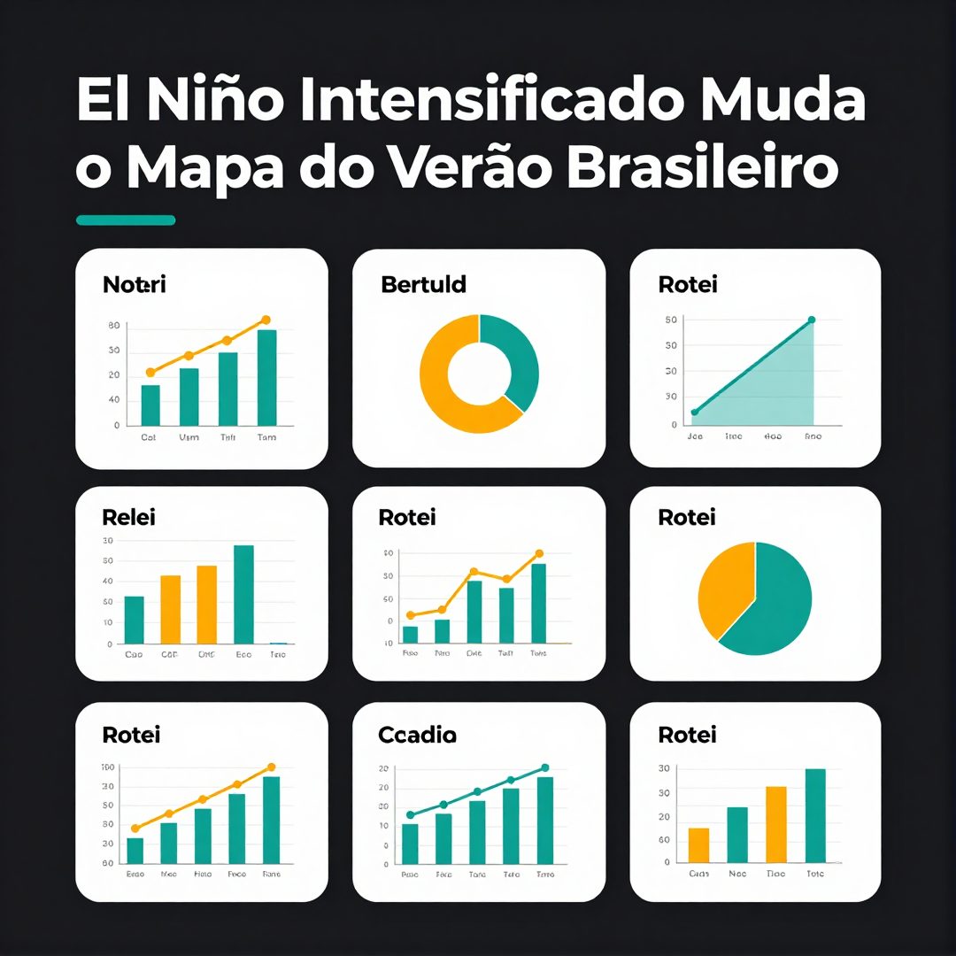 Infográfico - El Niño Intensificado Muda o Mapa do Verão Brasileiro: Roteiros e Cuidados para o Viajante