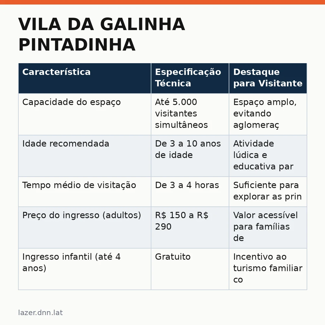 Infográfico - Vila da Galinha Pintadinha: Nova Atração que Impulsiona o Turismo no Vale do Itajaí