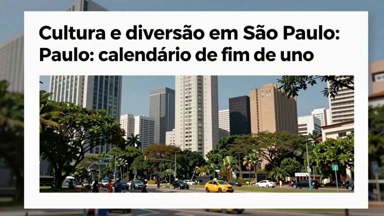 Cultura e diversão em São Paulo: o calendário de fim de ano completo