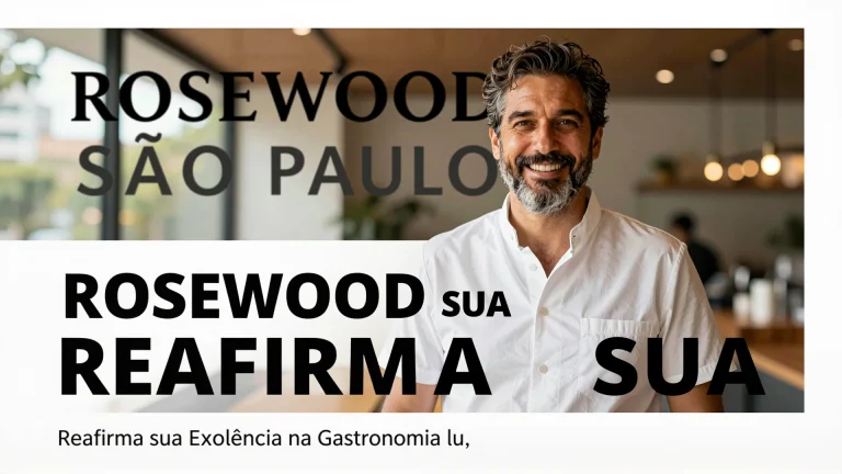 Rosewood São Paulo reafirma sua excelência na Gastronomia luxo São Paulo