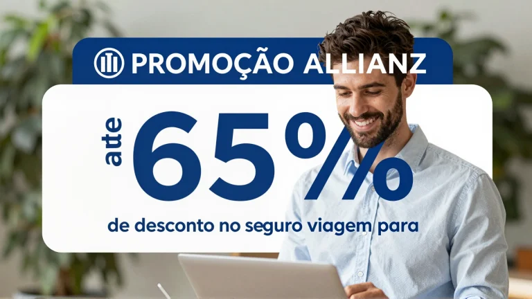 Promoção Allianz: até 65% de desconto no seguro viagem para brasileiros