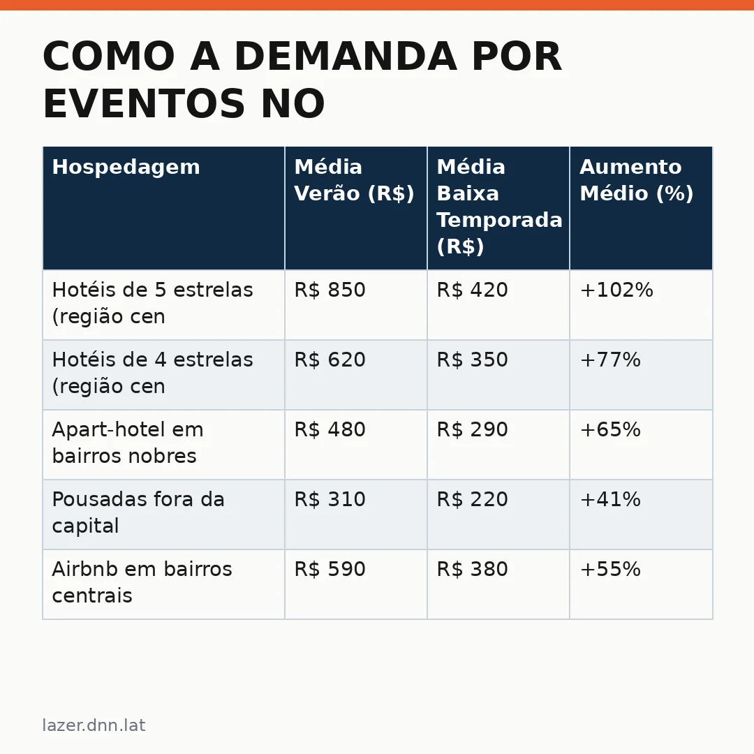 Infográfico - Como a Demanda por Eventos no SP Impacta os Preços dos Hotéis Durante o Verão