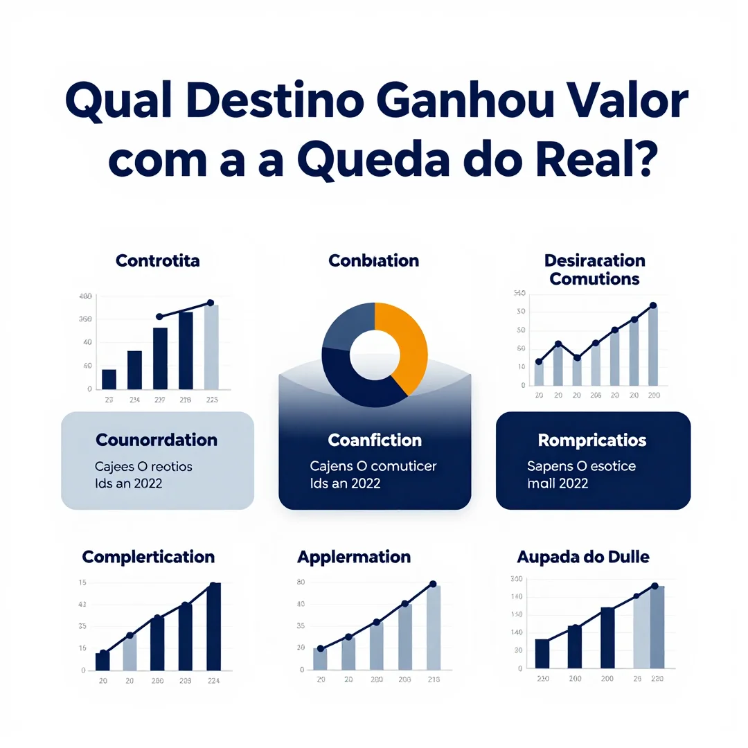 Infográfico - Qual Destino Ganhou Valor com a Queda do Real? O Impacto da Inflação no Turismo Brasileiro