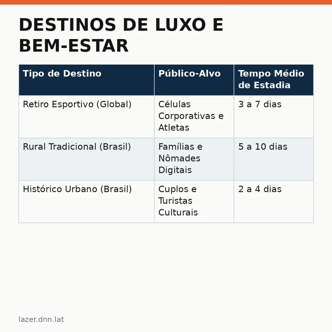 Infográfico - Destinos de Luxo e Bem-Estar: O Retiro de Novak Djokovic em Marrakech Inspira o Turismo Brasileiro