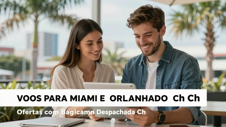 Voos para Miami e Orlando: Ofertas com Bagagem Despachada Chegam ao Brasil