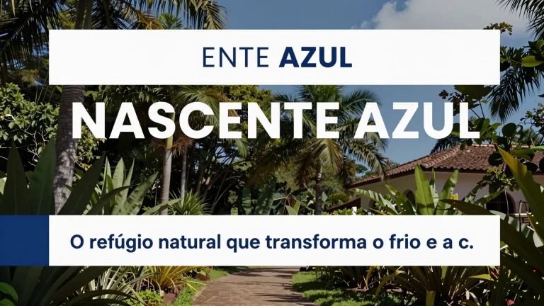 Nascente Azul: O refúgio natural que transforma o frio e a chuva em experiência turística no Brasil