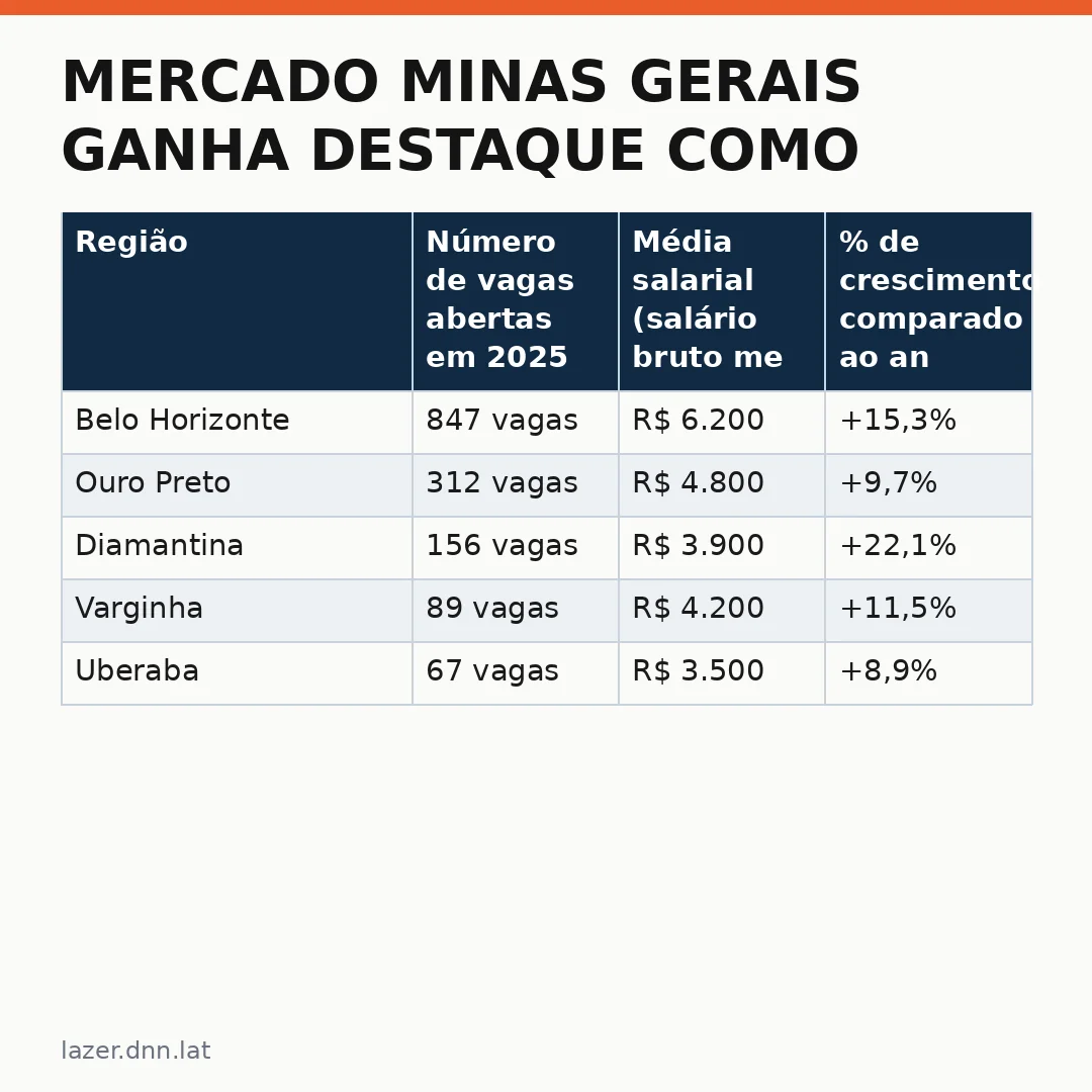 Infográfico - Mercado Minas Gerais ganha destaque como polo de vendas da Orinter para o setor hotelero