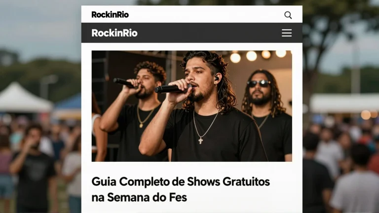 RockinRio: Guia Completo de Shows Gratuitos na Semana do Festival