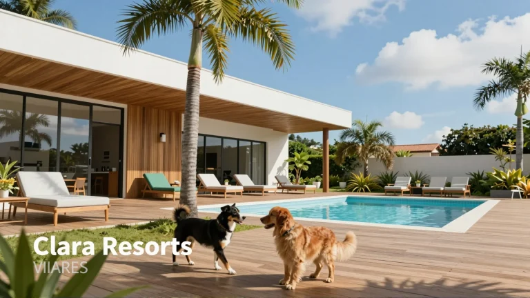 Clara Resorts amplia estrutura pet friendly para viagens em família