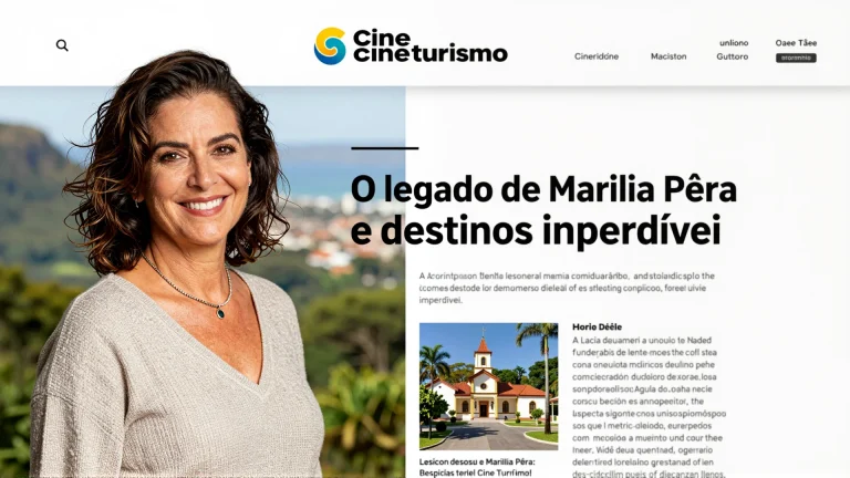 Cine Turismo: O legado de Marília Pêra e destinos imperdíveis no Brasil