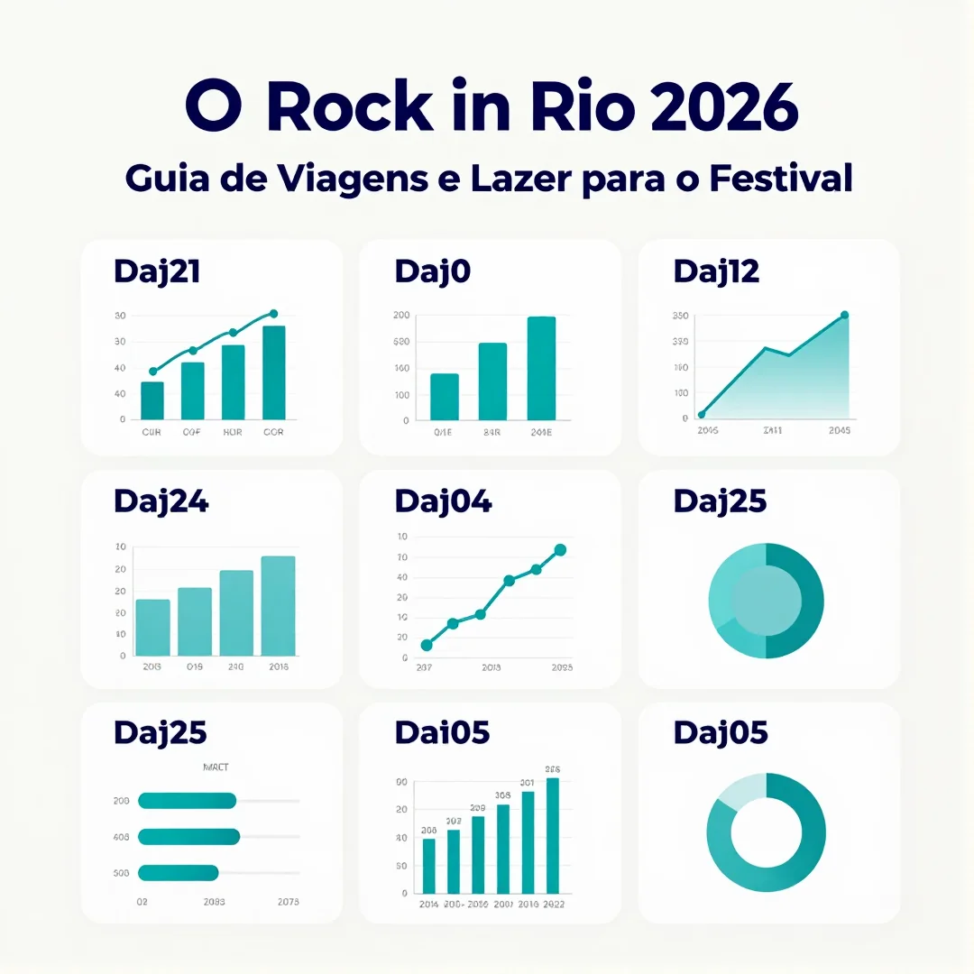 Infográfico - O Rock in Rio 2026: Guia de Viagens e Lazer para o Festival Internacional da Música
