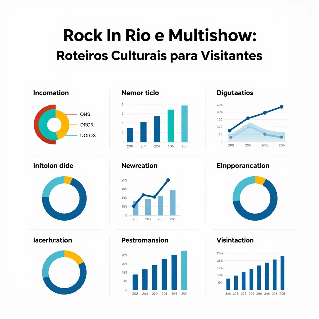 Infográfico - Rock In Rio e Multishow: Roteiros Culturais para Visitantes que Buscam Experiências Musicais no Brasil