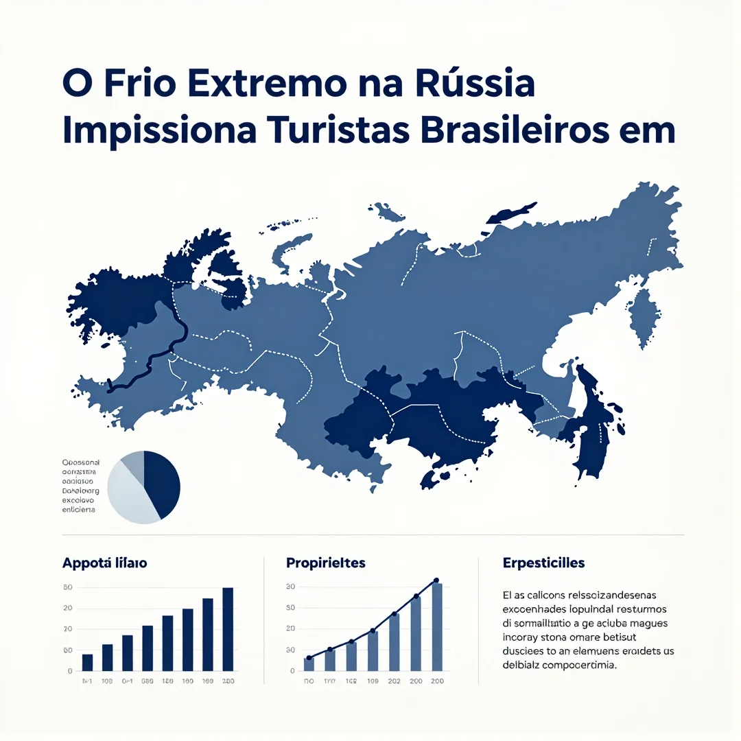 Infográfico - O Frio Extremo na Rússia Impulsiona Turistas Brasileiros em Busca do Sol: Escapada Litorânea no Meio da Crise Climática