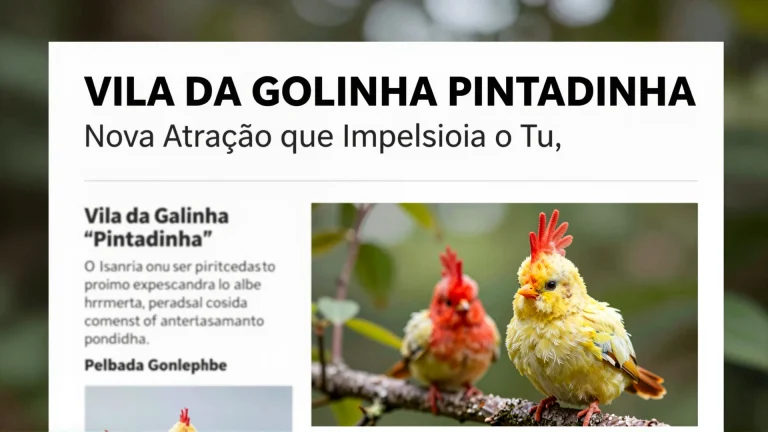 Vila da Galinha Pintadinha: Nova Atração que Impulsiona o Turismo no Vale do Itajaí