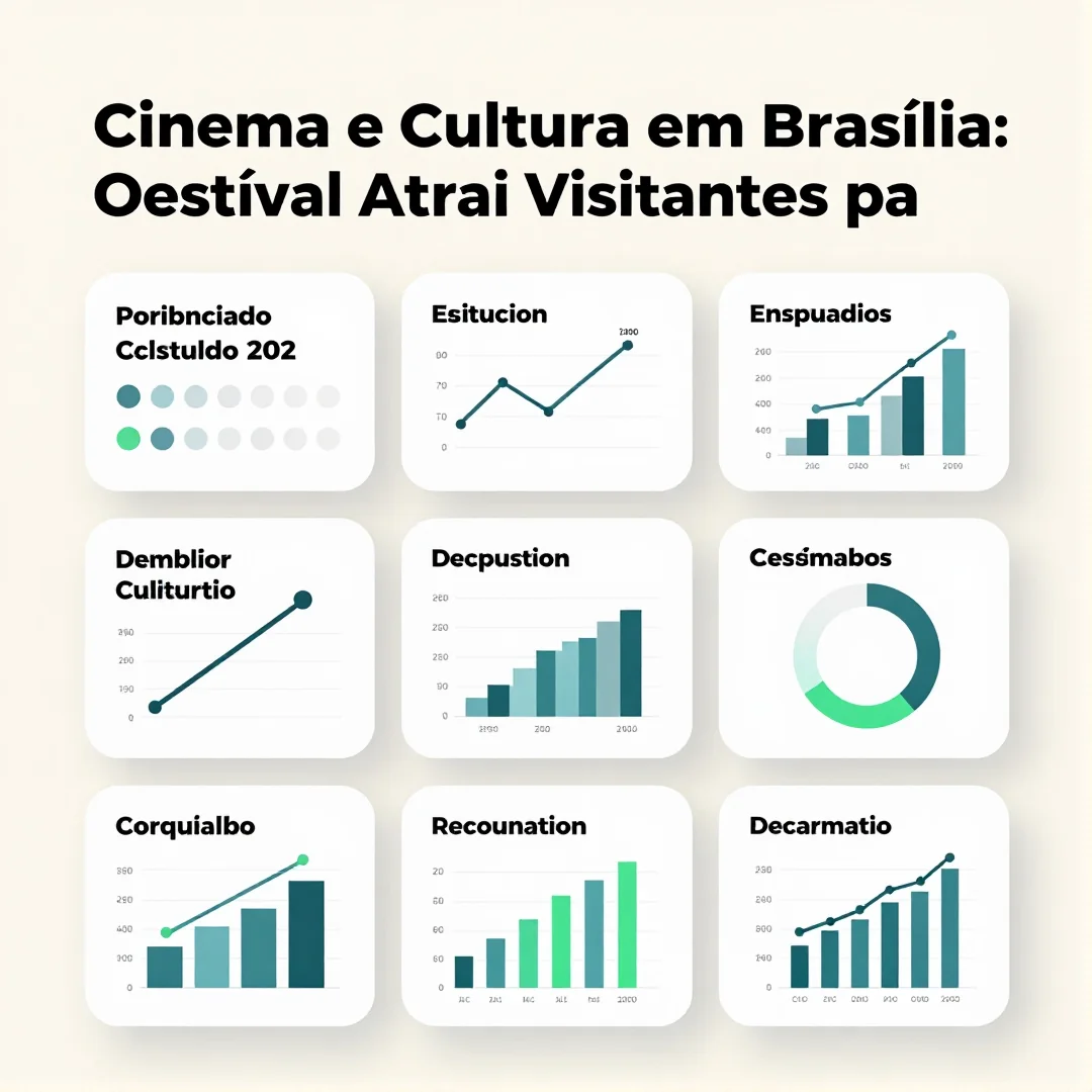 Infográfico - Cinema e Cultura em Brasília: O Festival Atrai Visitantes para um Fim de Semana Inesquecível