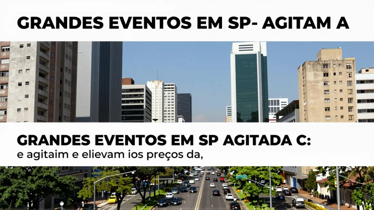 Grandes eventos em SP agitam a cidade e elevam os preços da hospedagem para turistas até o fim do ano
