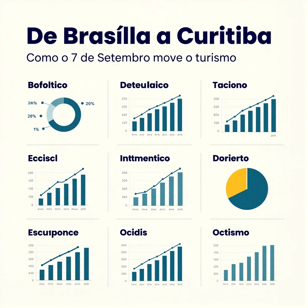 Infográfico - De Brasília a Curitiba: como o 7 de Setembro move o turismo pelo Brasil