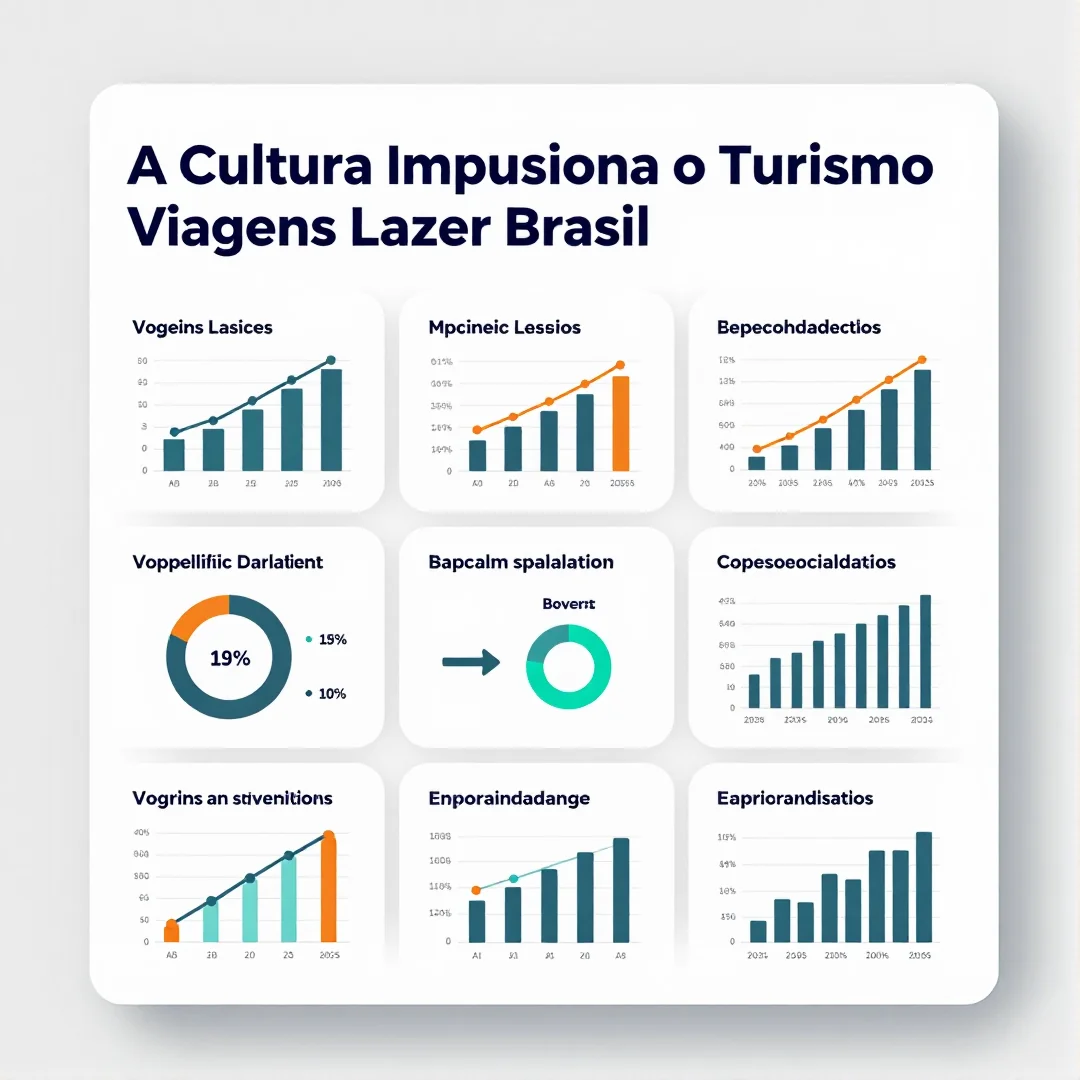 Infográfico - A Cultura Impulsiona o Turismo Viagens Lazer Brasil
