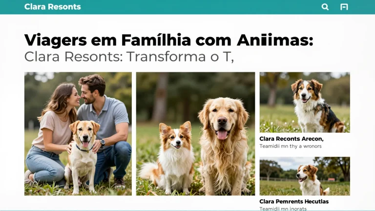 Viagens em Família com Animais: Clara Resorts Transforma o Turismo no Brasil