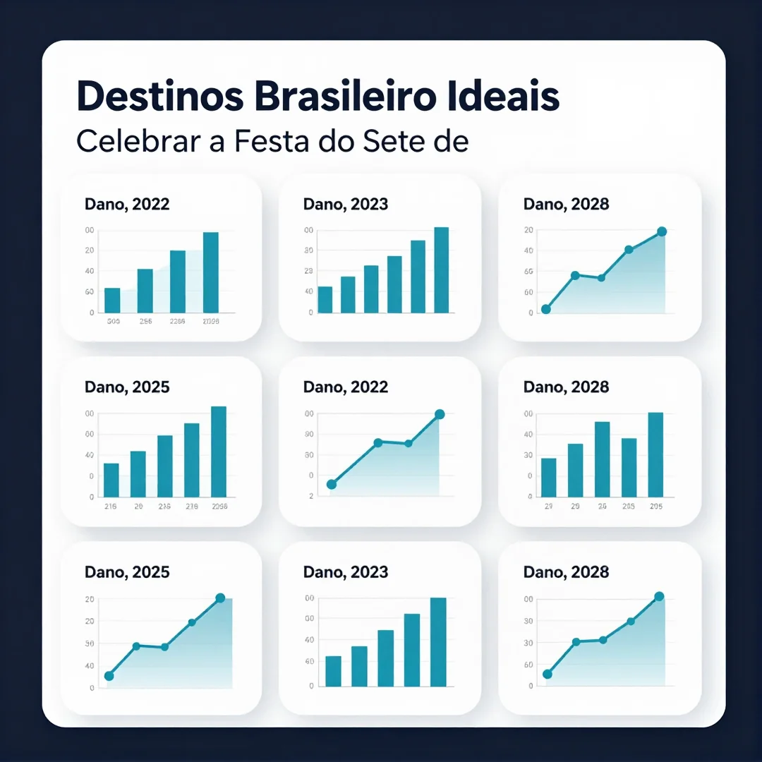 Infográfico - Destinos Brasileiro Ideais para Celebrar a Festa do Sete de Setembro