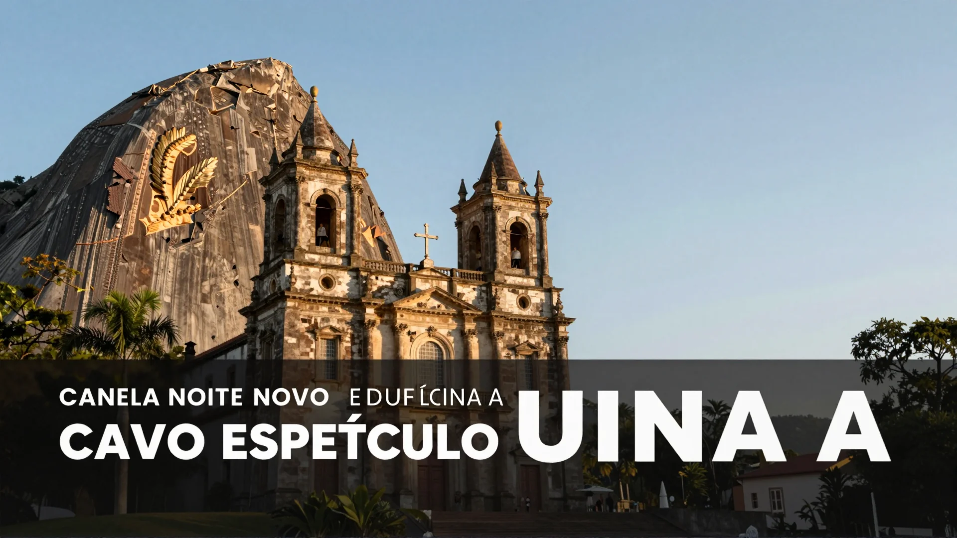Canela noite novo espetáculo ilumina a Catedral de Pedra em Gramado