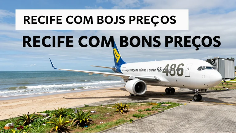 Recife com bons preços: passagens aéreas a partir de R$ 486 ida e volta chegam agora