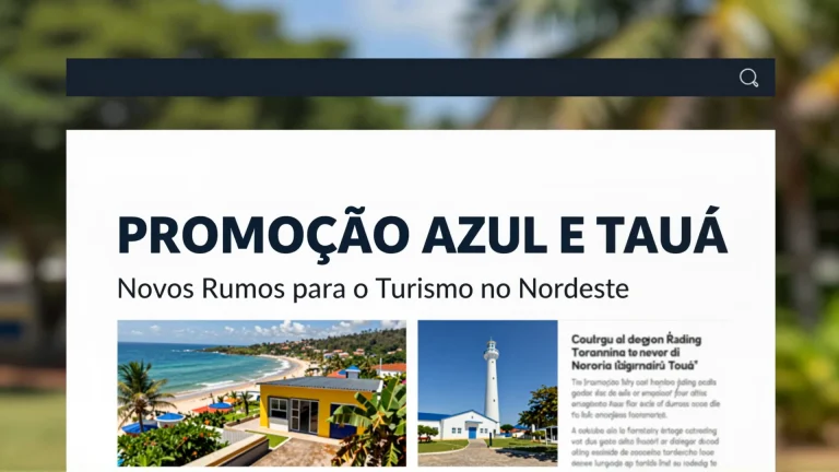 Promoção Azul e Tauá: Novos Rumos para o Turismo no Nordeste