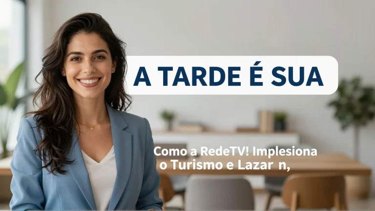 A Tarde É Sua: Como a RedeTV! Impulsiona o Turismo e Lazer no Brasil