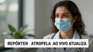Repórter atropelada ao vivo atualiza estado de saúde: Um milagre
