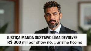 Justiça manda Gusttavo Lima devolver R$ 300 mil por show no Maranhão: impactos para o turismo