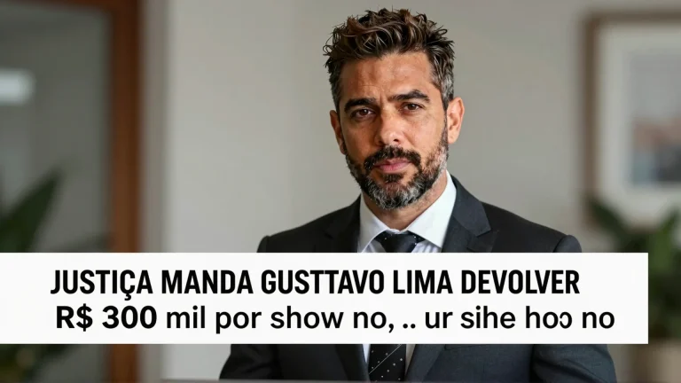 Justiça manda Gusttavo Lima devolver R$ 300 mil por show no Maranhão: impactos para o turismo