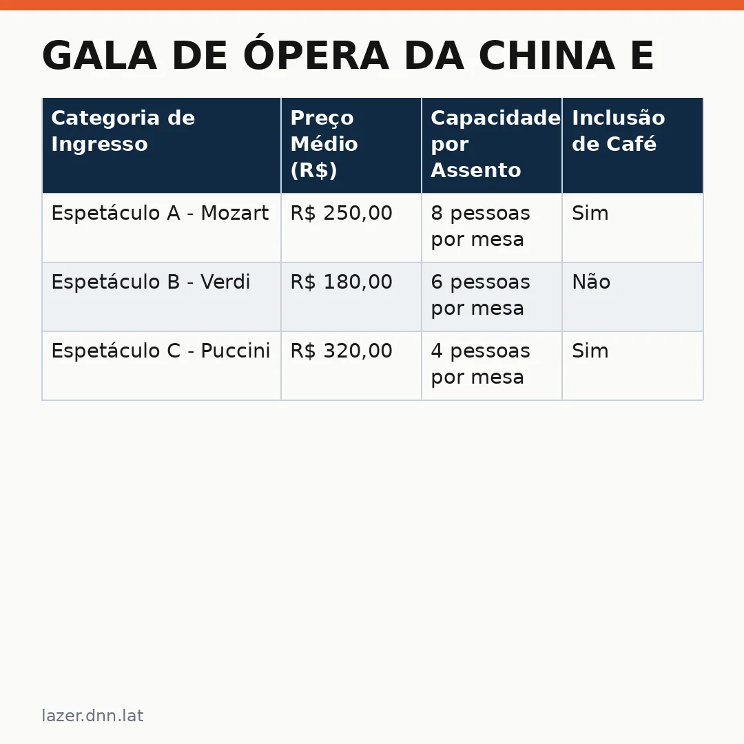 Infográfico - Gala de Ópera da China e o Turismo Cultural em São Paulo