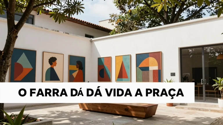 O FARRA dá vida a praça de Belo Horizonte com galeria de arte a céu aberto