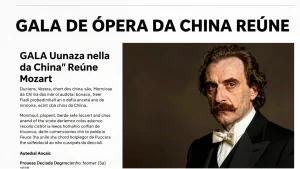Gala de Ópera da China reúne Mozart, Verdi e Puccini em São Paulo