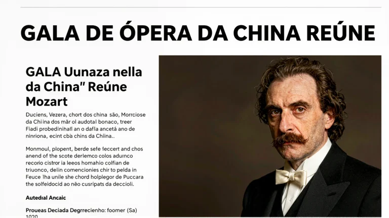 Gala de Ópera da China reúne Mozart, Verdi e Puccini em São Paulo