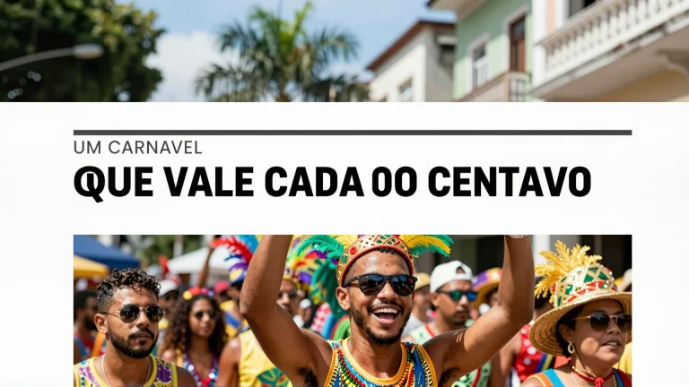 Um Carnaval que vale cada centavo: Recife combina festa histórica com ofertas aéreas inacreditáveis